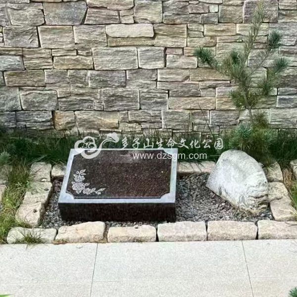 自然石盆景卧碑